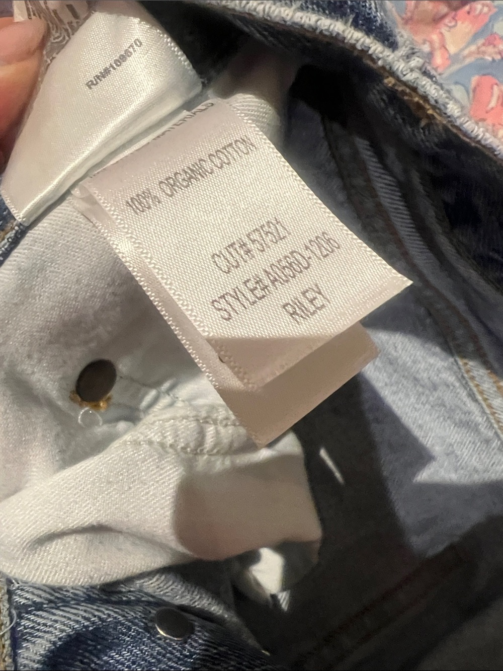 Agolde medium Wash RILEY Blue Denim Jeans size 31. Worn twice. - Picture 5 of 15